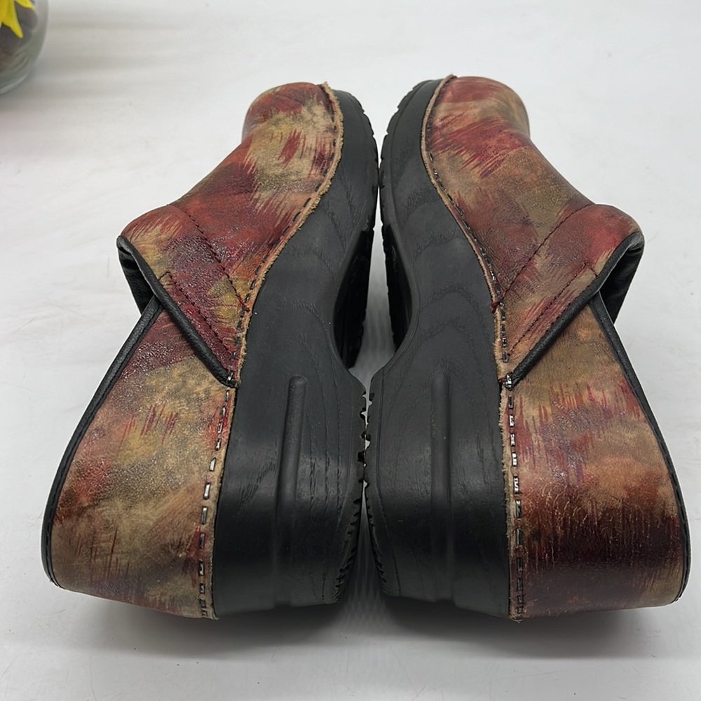 Sanita Multi Color Rust Yellow Clogs Size 37. Cm2… - image 5